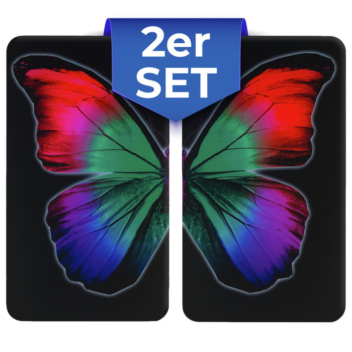 Herdabdeckplatte Universal Butterfly by Night 2er Set