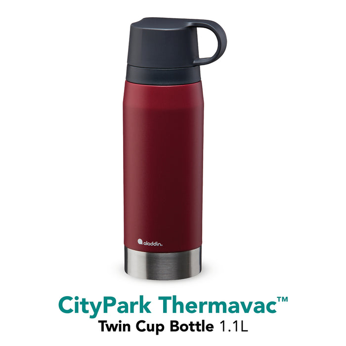 CityPark Thermoflasche, 1,1L, Burgund-Rot