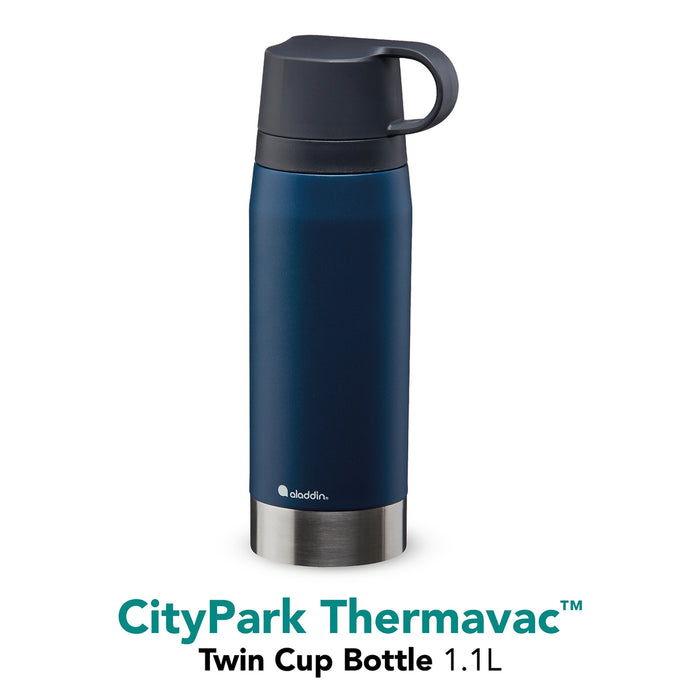 CityPark Thermoflasche, 1,1L, Lorey Haushaltswaren - Navy-Blau Fachgeschäft für