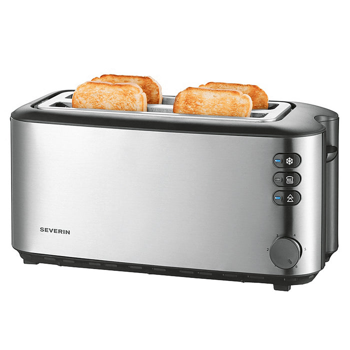 Toaster AT 2509 2 für bis zu 4 Brotscheiben 1400 Watt Edelstahl/schwarz