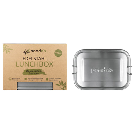 Lunchbox Edelstahl 1200ml 20x14,5x6cm