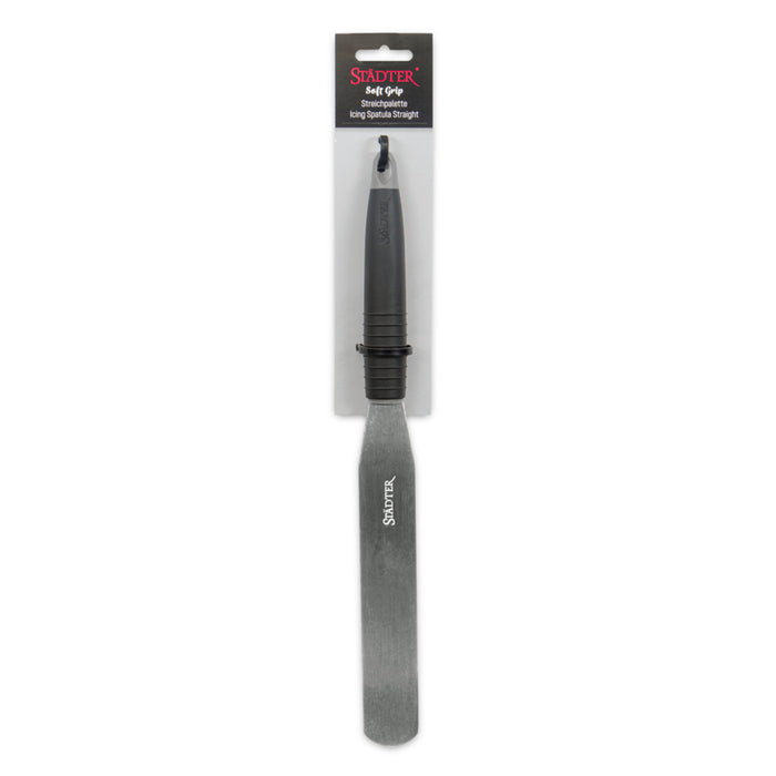 Streichpalette Soft-Grip 19,5x3,2cm Edelstahl / Kunststoff